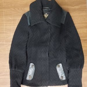 Mackage wool jacket in black xs